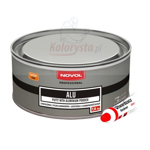 Szpachlówka z opiłkami aluminium ALU - Novol - 1,8kg