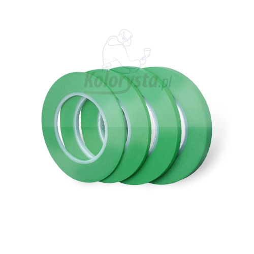 Taśma liniowa plastyczna zielona 6 mm x 55 mb - BOLL