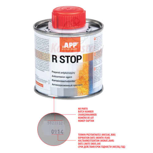 R-STOP data przydatności. Każdy lakiernik chce zakupić oryginalny świeży produkt z długą datą przydatności. Sklep Kolorysta sprzedaje produkty od producentów. Sprawdź to!