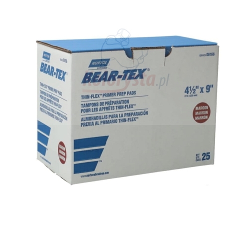 NORTON ELASTYCZNA WLOKNINA BEARTEX THINFLEX CZERWONA 10 NA 20 CM OPAKOWANIE 25 SZTUK.jpg