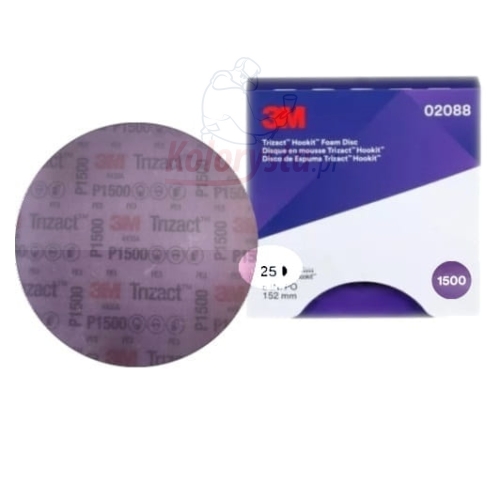 02088 - trizact p1500 - 25 sztuk - krazki przed polerowaniem marki 3M