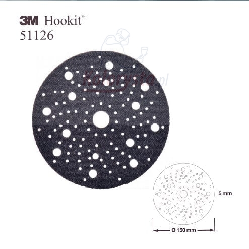 Podkładka dystansowa 5mm do krążków ściernych - 51126 -3M