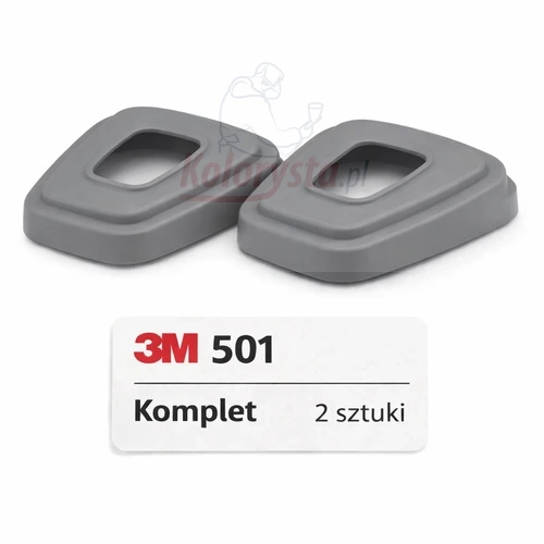 Pokrywy mocujące 3M 501 do masek lakierniczych – komplet 2 sztuki