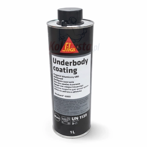 Sika Underbody Coating Sikagard-6060 czarna masa bitumiczna do konserwacji podwozia samochodu 1L