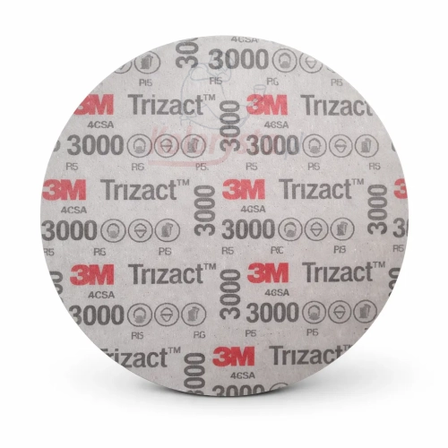 Krążek ścierny 3M Trizact P3000 D150 – dysk mikrościerny do wykończenia lakieru