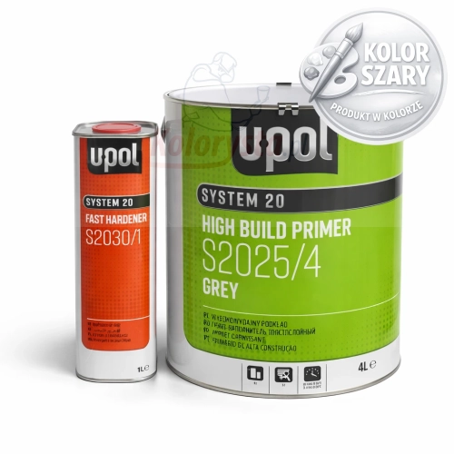 Podkład wypełniający 4:1 szary S2025/4 U-POL + utwardzacz