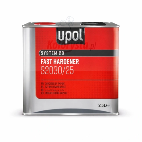 Utwardzacz szybki U-POL System 20 S2030/25 2.5L – profesjonalny hardener do lakierów i podkładów samochodowych