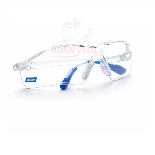 Okulary ochronne Norton do lakierni samochodowej – przezroczyste okulary robocze z osłoną oczu