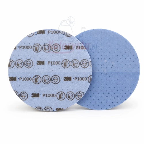 Krążki ścierne 3M P1000 na białym tle – profesjonalne zdjęcie produktu