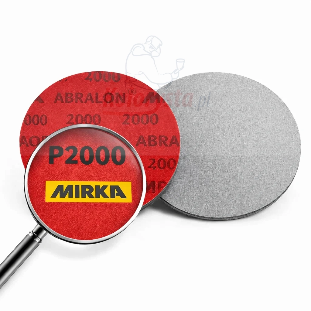 Krążek ścierny Mirka Abralon P2000 D150 na piance – gradacja P2000 do przygotowania powierzchni pod polerowanie