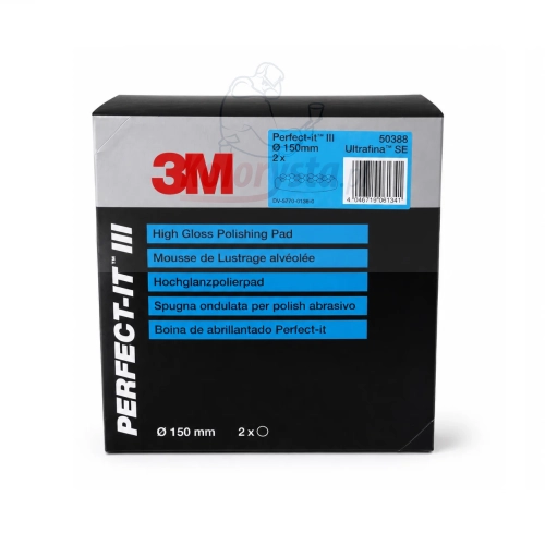 3M Perfect-It III Ultrafina SE 50388 – profesjonalny pad polerski 150 mm do wykańczania i usuwania hologramów
