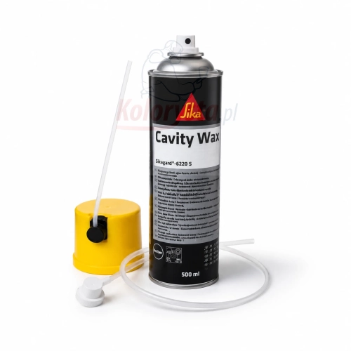 Sika Sikagard-6220 S Cavity Wax 500 ml z aplikatorem – wosk do konserwacji profili zamkniętych i zabezpieczenia antykorozyjnego