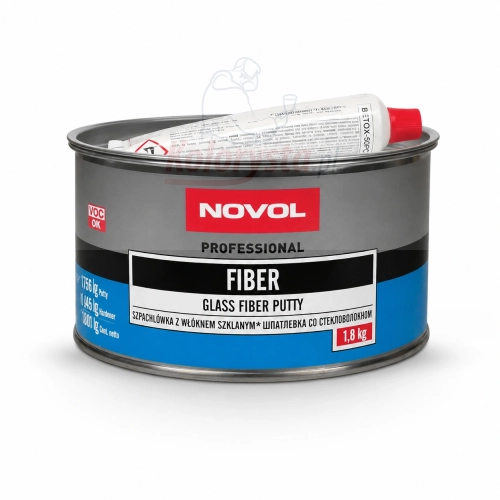 NOVOL FIBER szpachlówka z włóknem szklanym 1,8 kg do napraw karoserii i laminatów