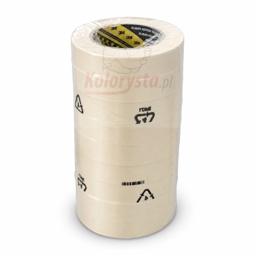 Taśma maskująca lakiernicza 3M 2328 06309 24 mm x 50 m – beżowa taśma papierowa do precyzyjnego maskowania podczas prac lakierniczych samochodowych