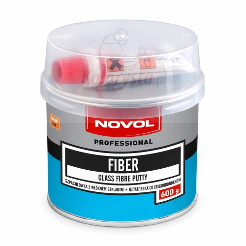 Szpachlówka z włóknem szklanym NOVOL Fiber 600 g z utwardzaczem