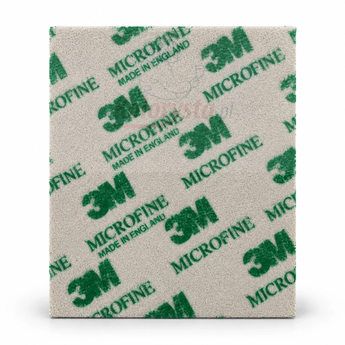 3M Microfine – gąbka ścierna Softback Sanding Sponge zielona 115 × 140 mm