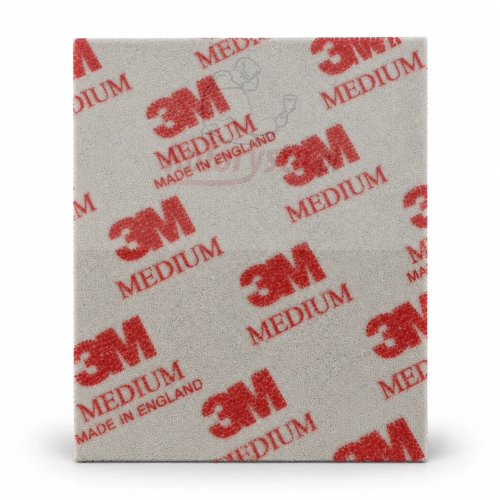 3M 03808 Medium – gąbka ścierna Softback Sanding Sponge 115 × 140 mm