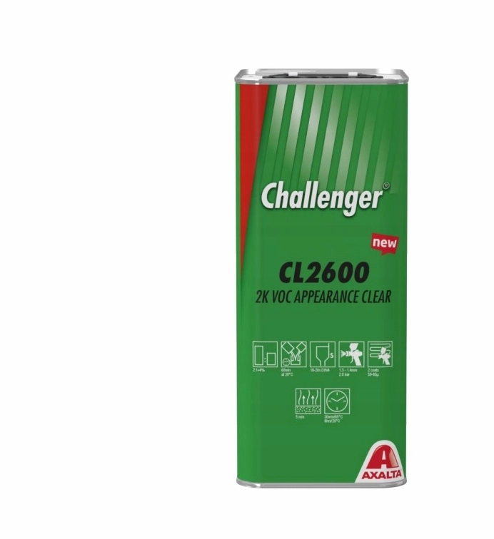 Lakier bezbarwny Challenger CL2600 NEW 2K VOC w opakowaniu 5 litrów