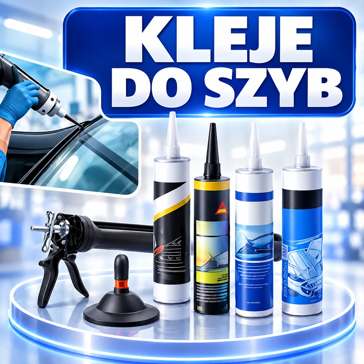 Kleje do wklejania szyb samochodowych