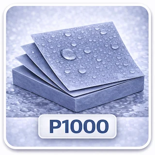Papier wodny P1000 do szlifowania lakieru samochodowego