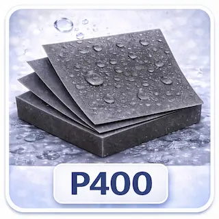 Papier wodny P400 do szlifowania lakieru samochodowego