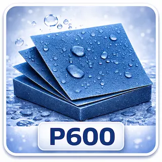 Papier wodny P600 do szlifowania lakieru samochodowego