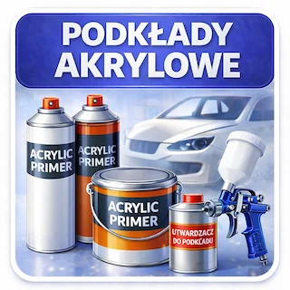 Podkłady akrylowe do pistoletu i w aerozolu