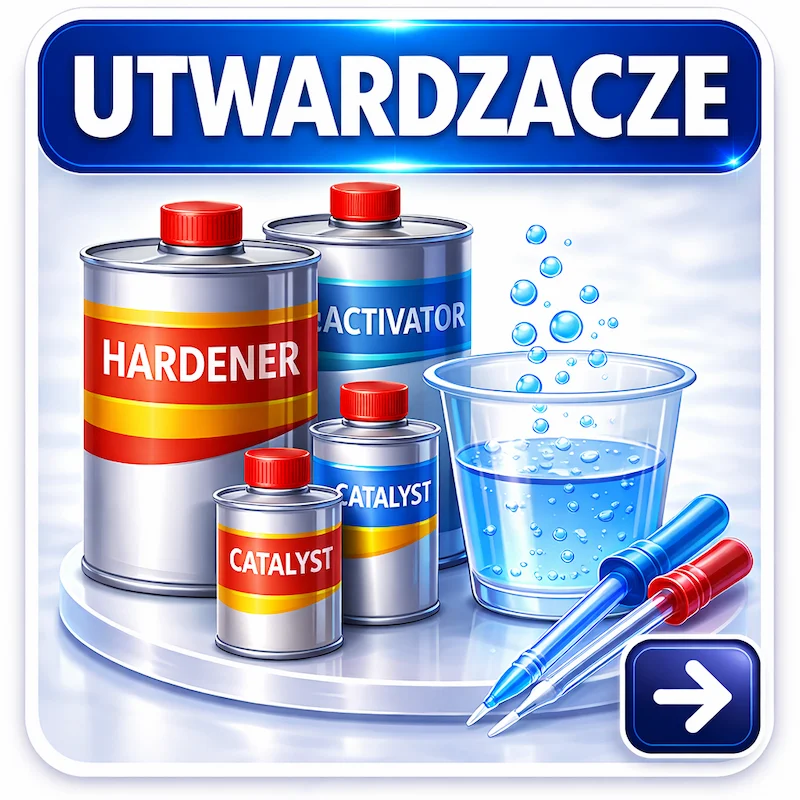 Utwardzacze do szpachlówek, podkładów i lakierów 2K