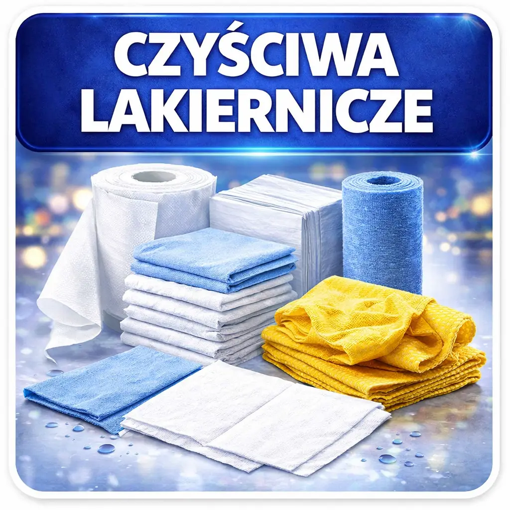 Czyściwo lakiernicze do przygotowania powierzchni przed lakierowaniem i polerowaniem