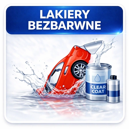 Lakiery bezbarwne do lakierowania samochodowego