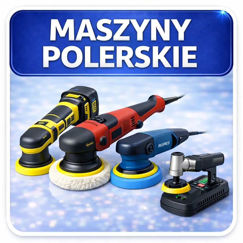 Maszyny polerskie do lakieru samochodowego – profesjonalne polerki rotacyjne i mimośrodowe do polerowania lakieru