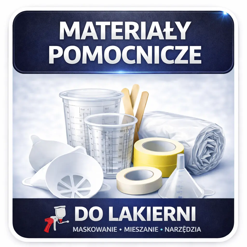 Materiały lakiernicze do napraw i lakierowania samochodów