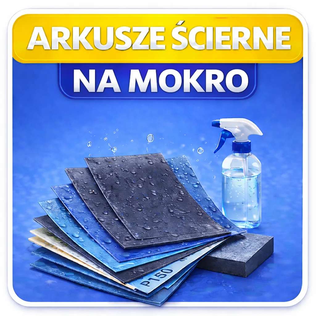 Papier wodoodporny w arkuszach ściernych w szerokim zakresie gradacji do prac szlifierskich