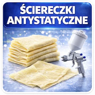 Ściereczki antystatyczne lakiernicze (tack cloth) do usuwania pyłu przed lakierowaniem samochodu