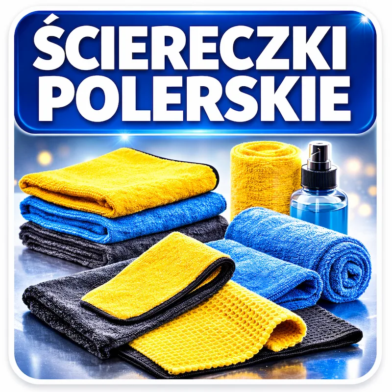 Ściereczki polerskie z mikrofibry do polerowania lakieru