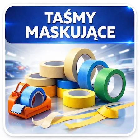 Taśmy maskujące do lakierni samochodowej, papierowe taśmy do lakiernictwa samochodowego