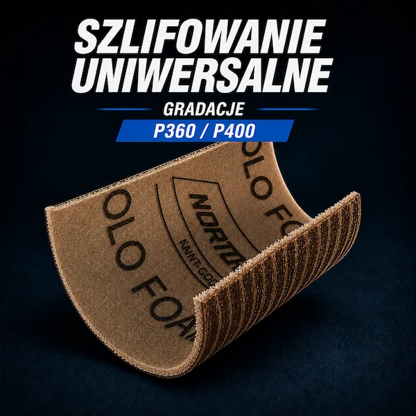 Papier na gąbce Norton Rotollo P400 – najczęściej wybierana gradacja