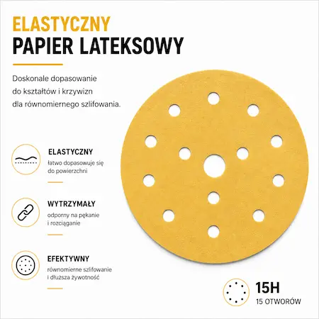 Elastyczny papier lateksowy