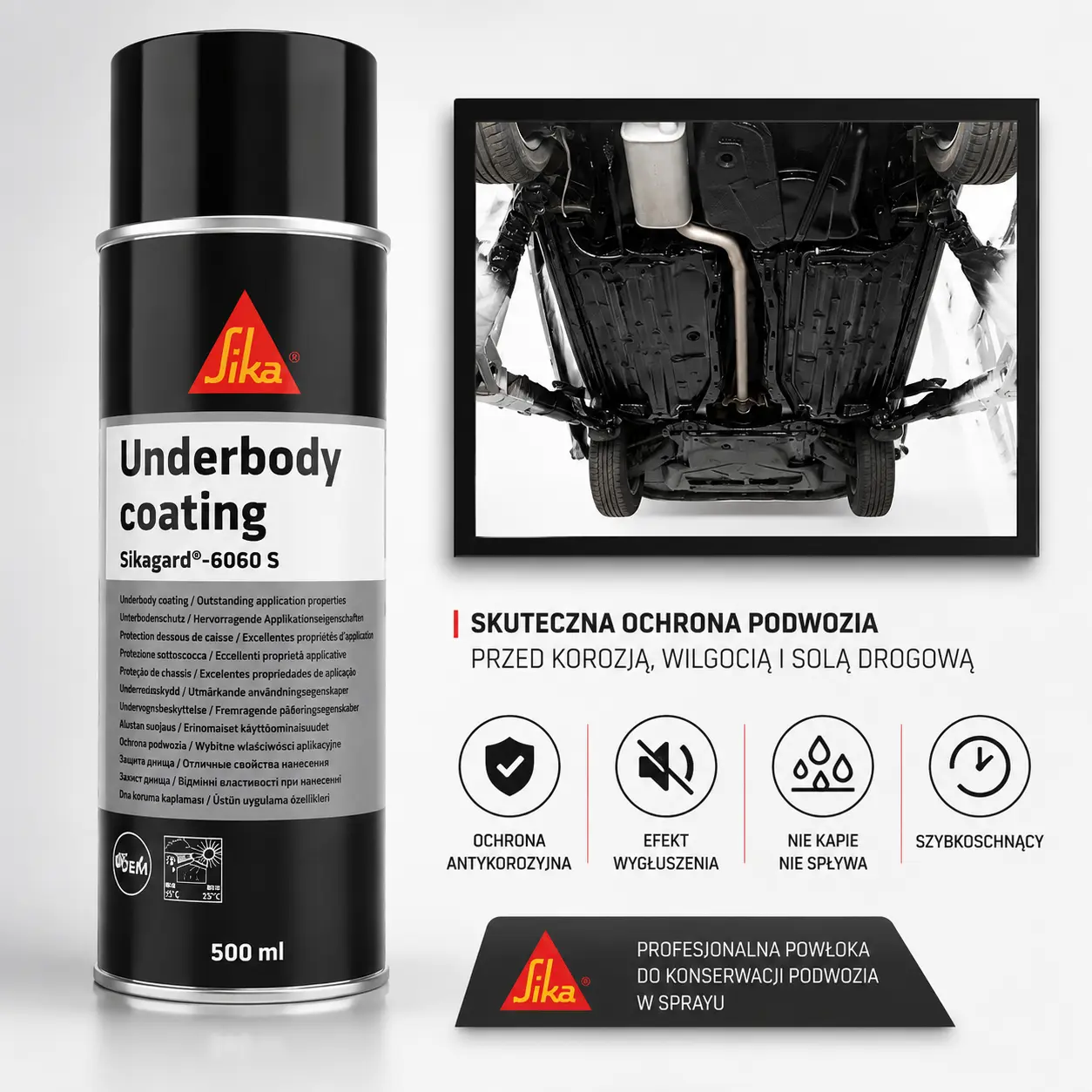 Sika Sikagard 6060 S spray do konserwacji podwozia