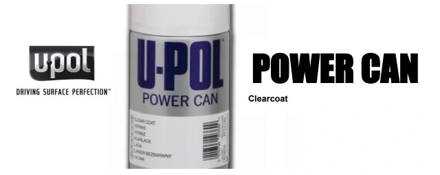 Bezbarwny w sprayu U-POL Power Can (PCLC/AL)