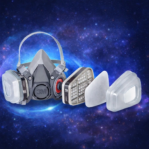 Instrukcja: kolejność montażu elementów maski 3M serii 6000